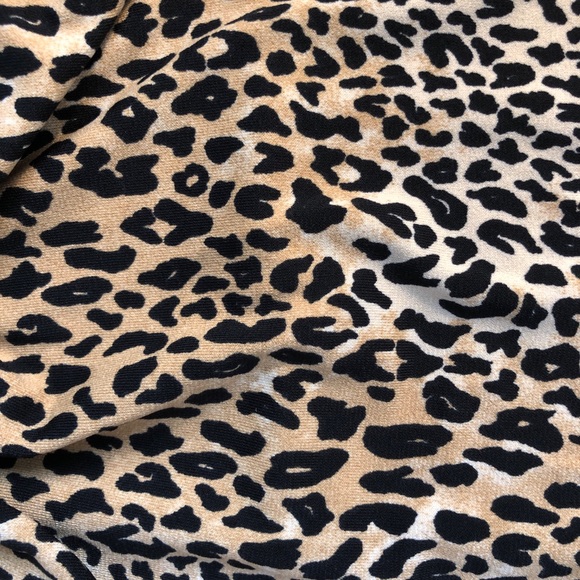 DIVIDED Slinky Bodycon Animal Print Dress Size 2 - Picture 7 of 7